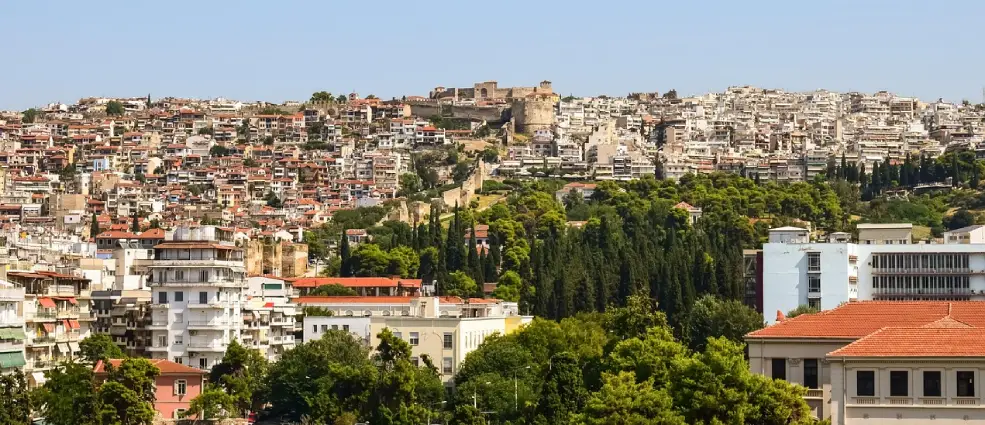 Aerial view of Thessaloniki